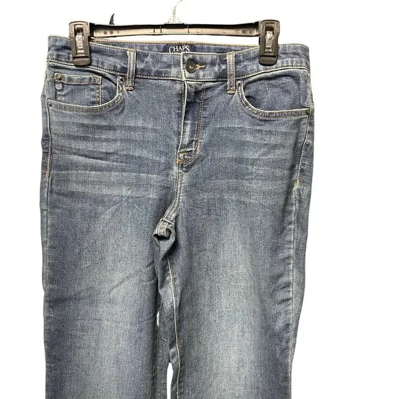 Chaps Mid Rise Crop Kick Jeans Women’s Size 10 / 30 Average - Picture 7 of 8
